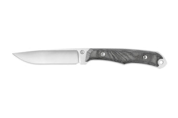 Chris Reeve Knives Inyoni - Black Canvas Micarta Handle - Black Sheath - INY-1000