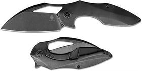 Kizer - Megatherium - Titanium Black Stonewash - Frame Lock - Ki4502A2 - SNK/WTO - Home Office