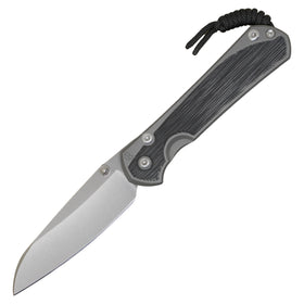 Chris Reeve Knives Large Sebenza 31 - Glass Blasted Black Canvas Micarta Inlay - Insingo - L31-1224 - SNK/WTO - Home Office