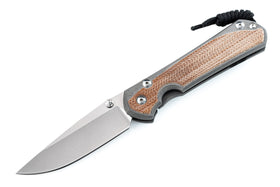 Chris Reeve Knives Large Sebenza 31 - Natural Micarta Inlays - CPM- Magnacut Tanto Blade - L31-1231 - SNK/WTO - Home Office