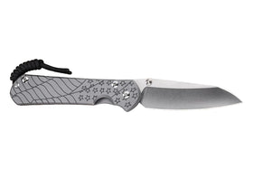 Chris Reeve Knives Large Sebenza 31 - Left Handed - 2022 CGG "Forever Flag" - Insingo - Glass Blasted - L31-1509 - SNK/WTO - Home Office