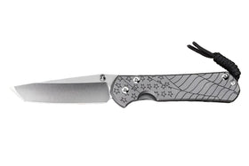 Chris Reeve Knives Large Sebenza 31 - 2022 CGG "Forever Flag" - Tanto - Glass Blasted - L31-1510