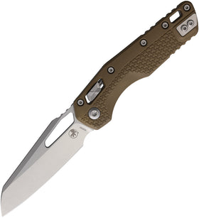 Microtech MSI - Dark Earth Tri Grip Handle - M390MK Blade - 210T-10PMDE - SNK/WTO - Home Office