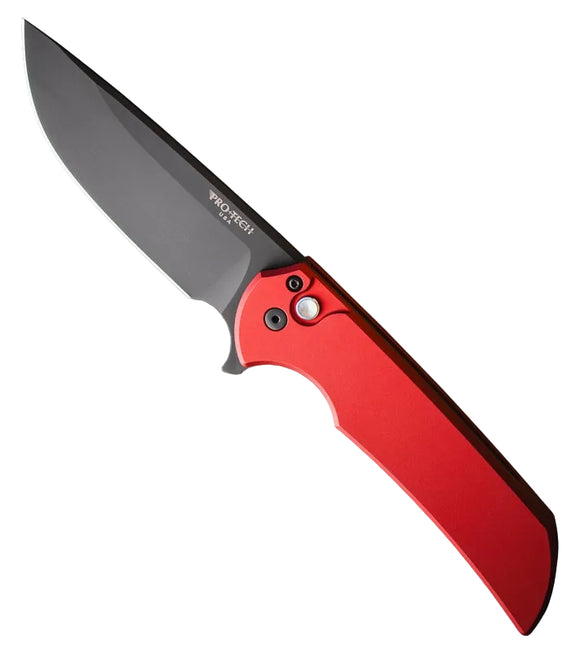 Pro-Tech Mordax - Red Aluminum Handle - DLC MagnaCut Blade - MX103-LTD RED