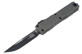 Microtech Ultratech ZBP - Natural Clear Handle- S/E Black Blade - 1121-1NC