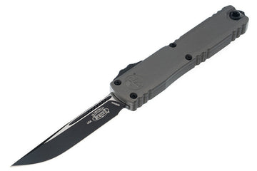 Microtech Ultratech ZBP - Natural Clear Handle- S/E Black Blade - 1121-1NC