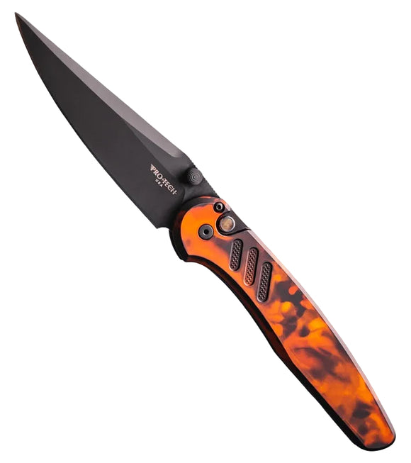 Pro-Tech Avalon - Del Fuego Handle - DLC MagnaCut Blade - PN1104-DF