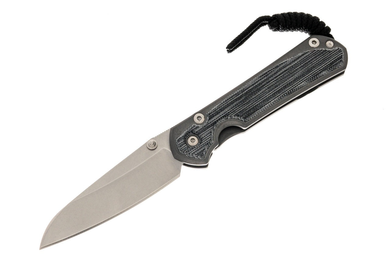 Chris Reeve Knives Small Sebenza 31 - Black Canvas Micarta Inlay - Insingo - S31-1220