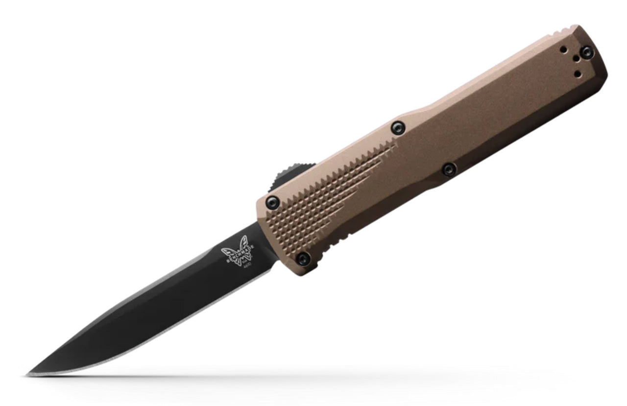 Benchmade Phaeton - D/A OTF - Automatic - Bronze Handle - Black