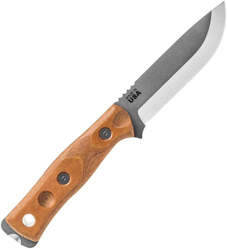 TOPS Knives Fieldcraft BOB Hunter Fixed Blade - Micarta Handle - 1095 Carbon Steel - BROS-TBF - 0