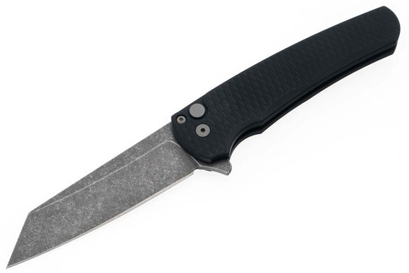 Protech Malibu Flipper - Black Dragon Scale - Acid Wash Magnacut Reverse Tanto - 5435-AW