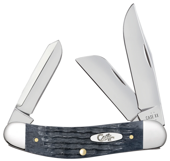 Case Pocket Worn Sowbelly - Gray Crandall Jig Bone - CS Blade - 58426
