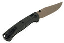 Benchmade Taggedout - Deep Olive Grivory - Tan Elmax Blade - 15536TN-02 - SNK/WTO - Home Office