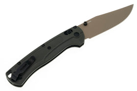 Benchmade Taggedout - Deep Olive Grivory - Tan Elmax Blade - 15536TN-02 - 0