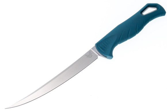 Benchmade Fishcrafter - Depth Blue Santoprene - 5" Trailing Point Blade - 18030
