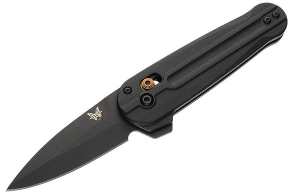 Benchmade Lowden - Black G-10 - Black Spear Point S90V Blade - 491BK-02