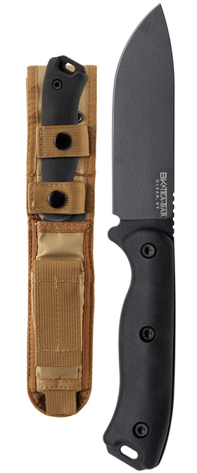 KA-BAR Becker Drop Point - Black Ultramid - 1095 Cro-Van - BK16 - SNK/WTO - Home Office