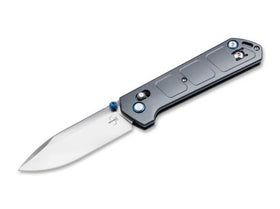 Boker Kihon DC - Gray Aluminum Handles - Nitro-V Satin Blade - 01BP0023 - SNK/WTO - Home Office