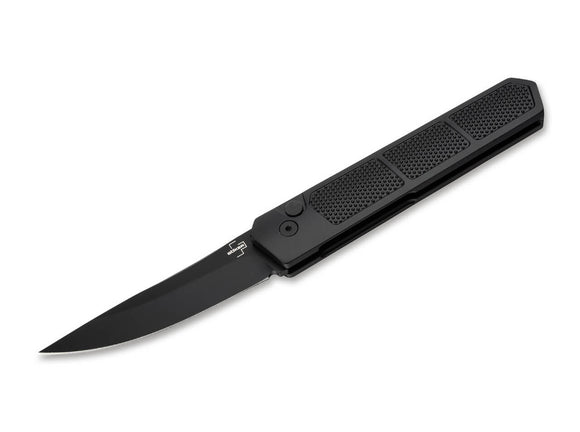 Boker Plus Kwaiken Grip Auto - Black Handle - Black D2 Blade - 01BO474 - SNK/WTO - Home Office
