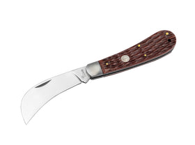 Boker Hawkbill Slip Joint - Brown Jigged Bone - D2 Blade - 110843 - SNK/WTO - Home Office