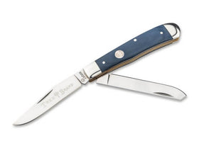 Boker Treebrand Trapper - Canvas Denim Micarta - D2 Blade - 110887 - SNK/WTO - Home Office