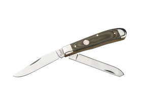 Boker Treebrand Trapper - Green Canvas Micarta - D2 Blade - 110888 - SNK/WTO - Home Office
