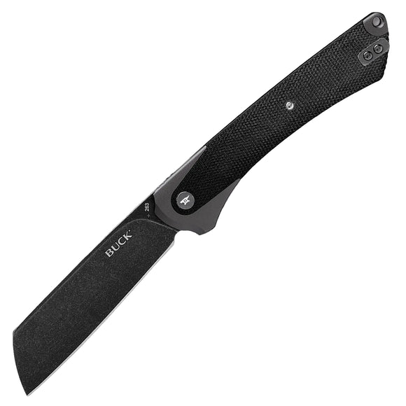 Buck 263 HiLine XL - Black Micarta Handles - D2 Blade - 13553