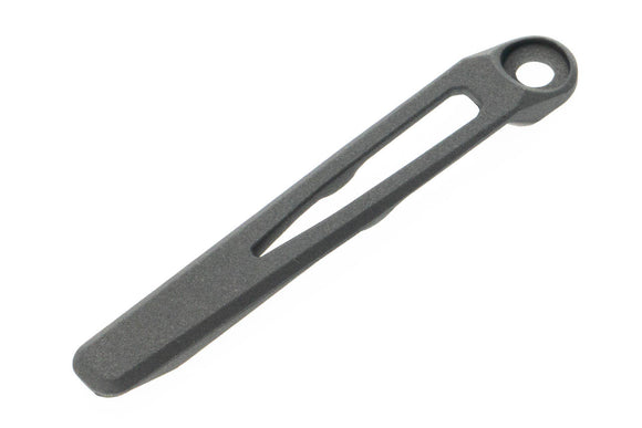 Chris Reeve Metal Injection Molded Pocket Clip - Sandblasted - Sebenza & Umnumzaan - CHRV-5049 - SNK/WTO - Home Office
