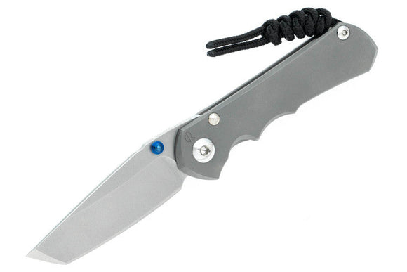 Chris Reeve Small Inkosi - Glass Bead Blasted Titanium - MagnaCut Tanto - SIN-1130 - SNK/WTO - Home Office