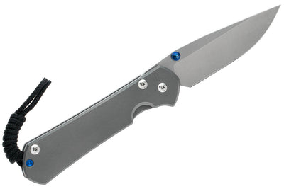 Chris Reeve Large Sebenza 31 - Glass Bead Blasted Titanium - Left-Handed - L31-1645 - SNK/WTO - Home Office