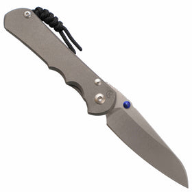 Chris Reeve Knives Large Inkosi - Left Handed - Sandblasted Titanium, Insingo MagnaCut Blade - LIN-1023 - SNK/WTO - Home Office