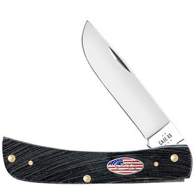 Case Sod Buster Jr - Sawcut Jig Gray Bone - Stars & Stripes - Tru-Sharp Steel - 53062 - SNK/WTO - Home Office