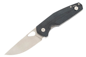 GiantMouse ACE Nimbus V3 - Double Black Canvas Micarta - MagnaCut Blade - NIMBUS-V3-DB