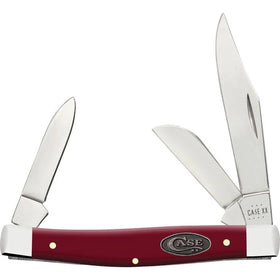 Case Medium Stockman - Mulberry Synthetic - Tru-Sharp - 30465