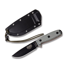 ESEE 4P B - Black Micarta Handles - 1095 Blade - ESEE-4P-B - SNK/WTO - Home Office