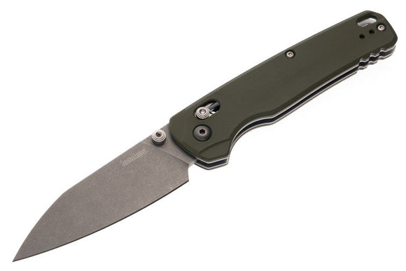 Kershaw Bel Air XL - Olive Aluminum - Working Finish 3V Blade - 6110OL