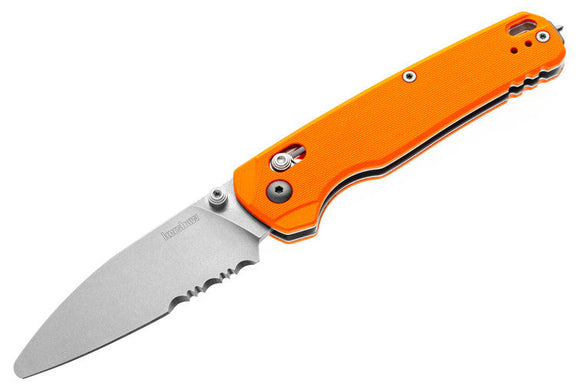 Kershaw Bel Air XL EMT - Orange G-10 - Stonewashed MagnaCut Blade - 6110EMTOR