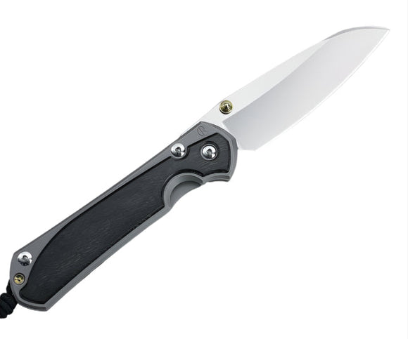 Chris Reeve Knives Large Sebenza 31 - Left Handed - Bog Oak Inlay - Insingo - L31-1125