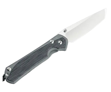 Chris Reeve Knives Large Sebenza 31 - Left Hand - Black Micarta Inlay - Tanto - L31-1229
