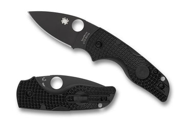 Spyderco Lil Native Lightweight - Black FRN - BD1N DLC Blade - C230PBBK