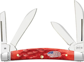 Case Small Congress - Dark Red Jigged Bone - Tru-Sharp - 10747
