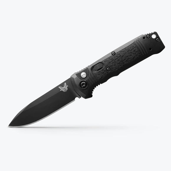 Benchmade Casbah - Automatic - Black Grivory - Black Blade - Plain Edge - 4400BK