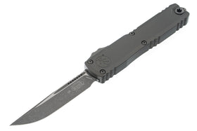 Microtech Ultratech ZBP - Natural Clear Handle - S/E Apocalyptic Blade - 1121-10APNC