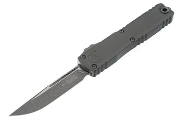 Microtech Ultratech ZBP - Natural Clear Handle - S/E Apocalyptic Blade - 1121-10APNC