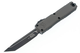 Microtech Ultratech ZBP - Natural Clear Handle - T/E Black Blade - 1123-1NC