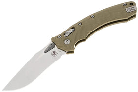 Microtech Amphibian - Fluted Olive Drab G10 - Stonewash M390MK Blade - 137RL-10FLGTOD - SNK/WTO - Home Office