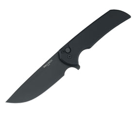 Pro-Tech Mordax MX103 - Solid Black Handle - DLC MagnaCut Blade - PROTECH-MX103