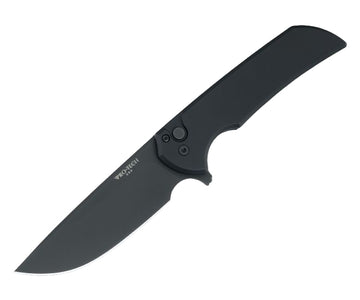 Pro-Tech Mordax MX103 - Solid Black Handle - DLC MagnaCut Blade - PROTECH-MX103