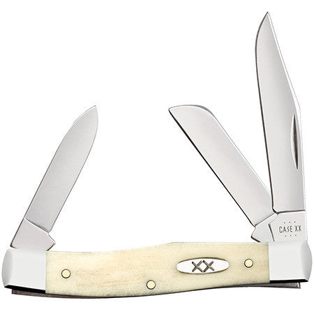 Case Medium Stockman - Natural Smooth Bone - Tru-Sharp - 13311