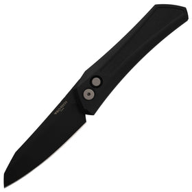 Pro-Tech Knives Oligarch Auto - Black Handle - Black DLC CPM-Magnacut Blade